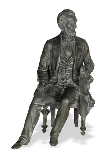 (SCULPTURE.) Group of 15 modern sculptures of Lincoln.
